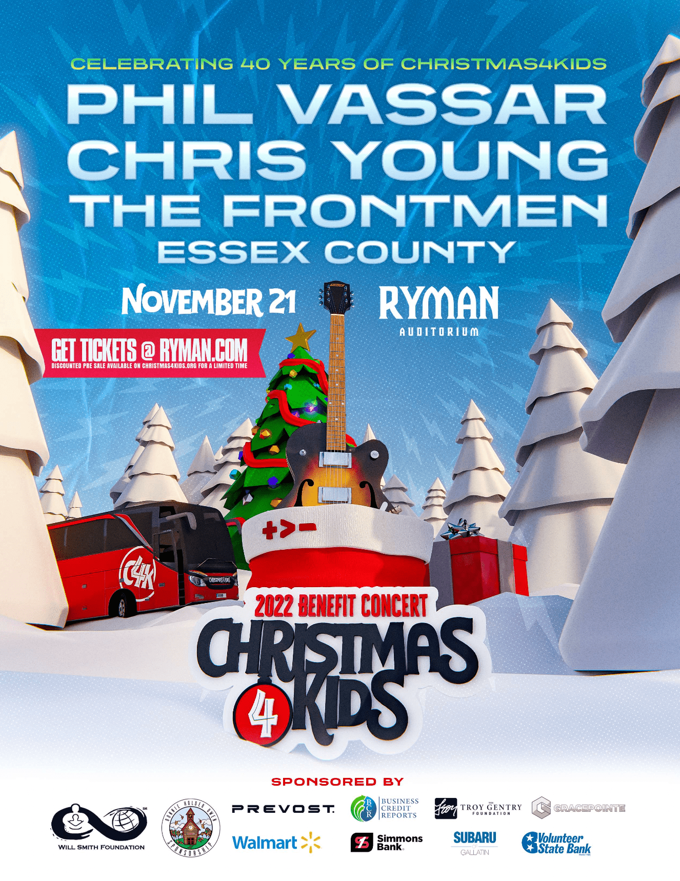 Christmas 4 Kids at The Ryman 1033 Country.